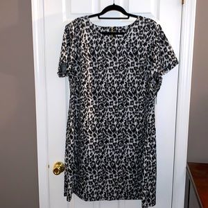 NWT PLUS SIZE Calvin Klein leopard print dress size 20w